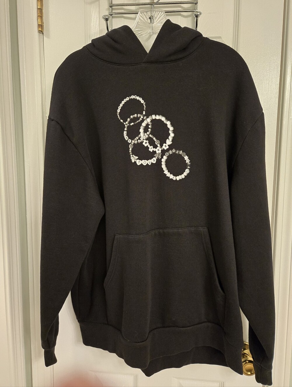 Taylor Swift; The Eras Tour - Friendship Bracelet hoodie, size large